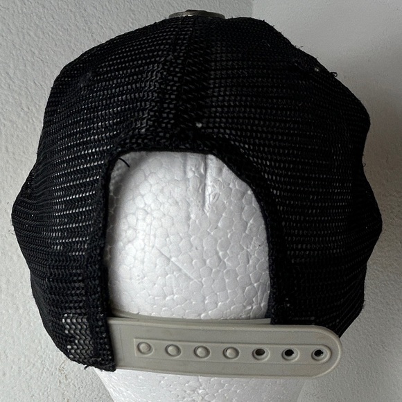 ED HARDY VTG HAT BASEBALL CAP YELLOW BLACK y2k 90s Christian Audigier Trucker - Picture 7 of 15